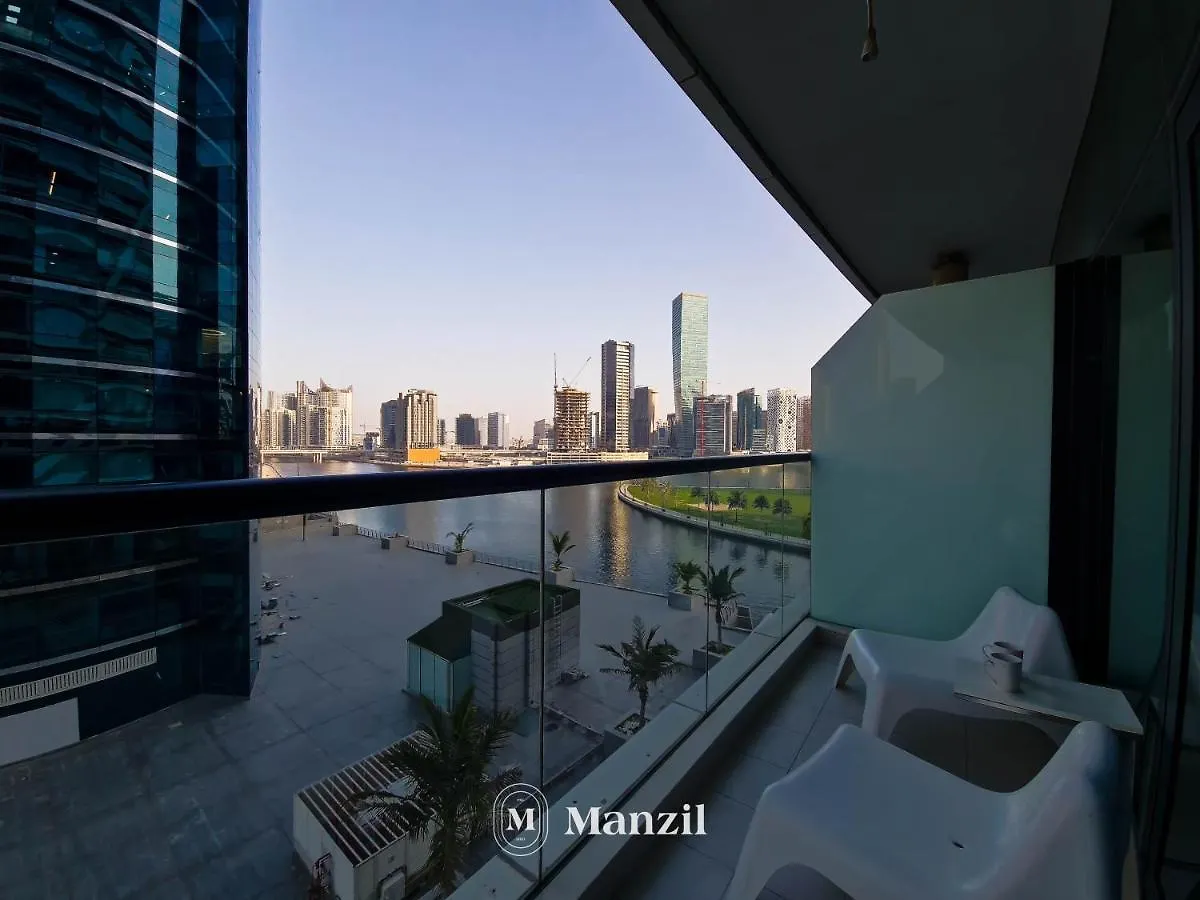 Manzil - Exquisite Studio Near Downtown Dubai With Large Balcony And Dubai Canal Apartment