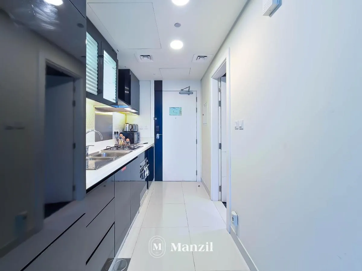 Apartment Manzil - Exquisite Studio Near Downtown Dubai With Large Balcony And Dubai Canal